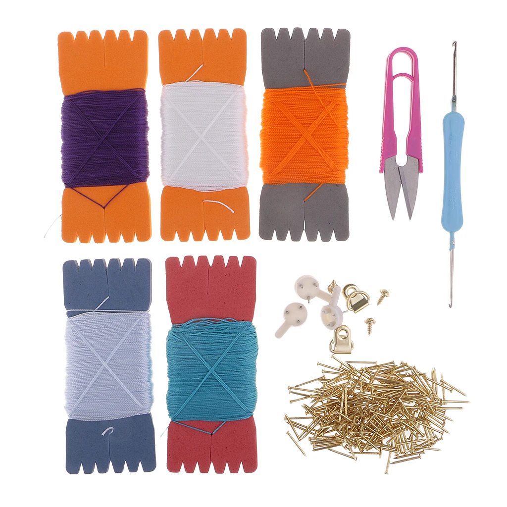 Vintage String Craft Geometric D Figure -- String Art Kits DIY Home Decor for Adults 40x40cm