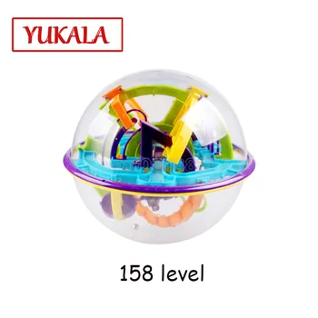 

158 levels Magical Intellect Ball Maze 3D stereo. Classic children 's learning and educational toys. Puzzle Magical Labyrinth