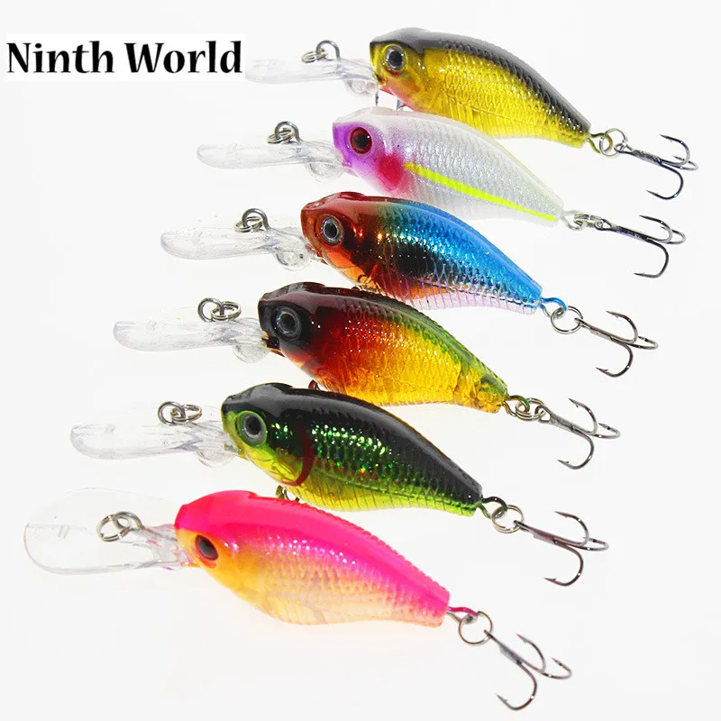 

1Pcs 6cm 4.2g Long Tongue Rock Crank Road Lure Bionic Fake Bait Hard Bait Six Colors Fishing Gear
