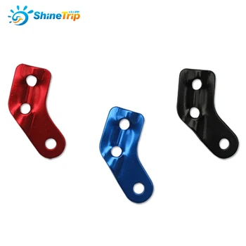 

6pcs ShineTrip Quick Knot Tent Wind Rope Buckle L Type Aluminum Alloy Antislip Camping Hiking Tightening Hook Wind Rope Buckles