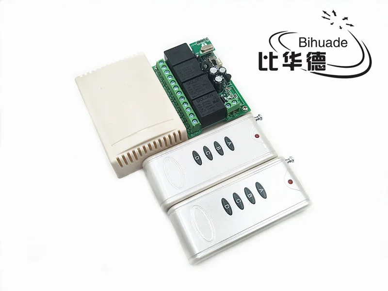 

4 Channel 315mhz Wireless RF Remote Control Controller Big Range For Light Bulb Door DC12V 4CH relay Receiver Module