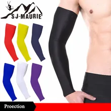 Дышащий защитное спортивное снаряжение защита для локтей Неломающийся Баскетбол Налокотники бандажа анти-УФ Arm Поддержка; вратарь; нападающий;