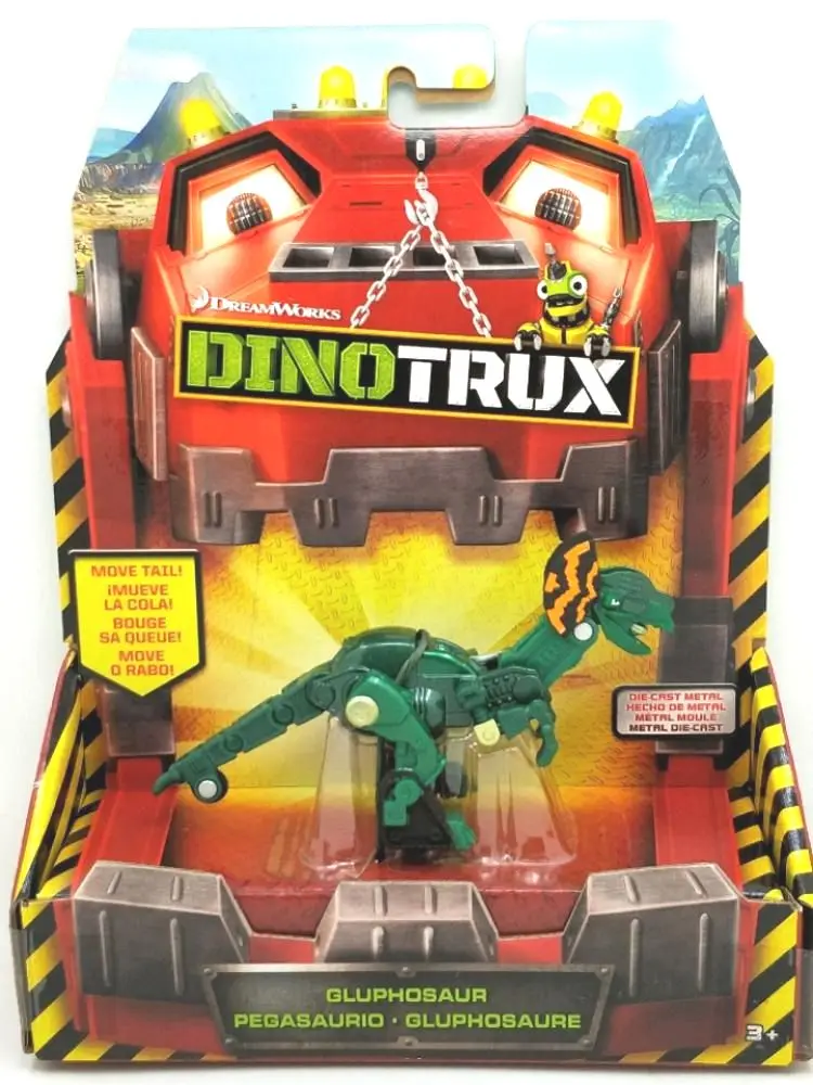 С оригинальной коробкой Dinotrux грузовик-динозавр съемный динозавр игрушечный автомобиль мини-модели новые детские подарки модели динозавров