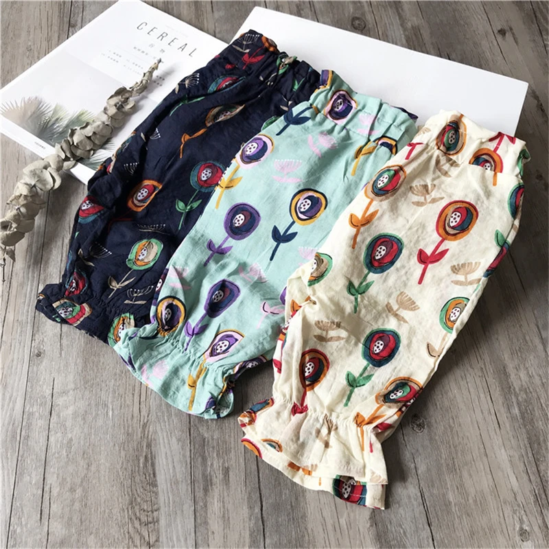 

Girls Summer Casual Pant Fashion Pattern Design Harem Pants