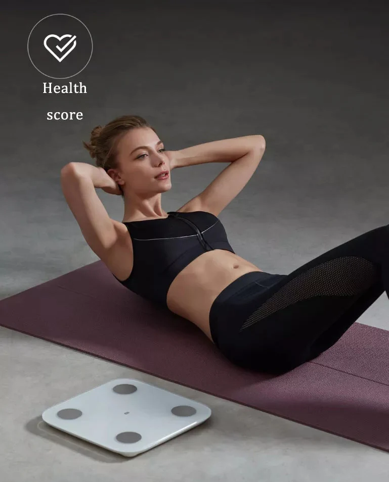 XIAOMI 2.0 Intelligent bluetooth Body Fat Scale Balance Test Health Data Monitor LED Display Precision Body Fat Weight Scale Fitness Yoga Tools Scale (8)