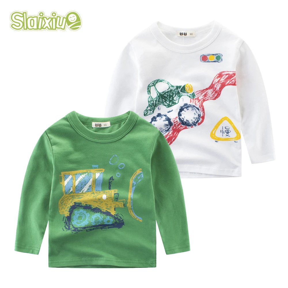 Brand Baby Boys T shirt Casual Cotton Kids clothes Cartoon Pattern shirts Soft Tops Children