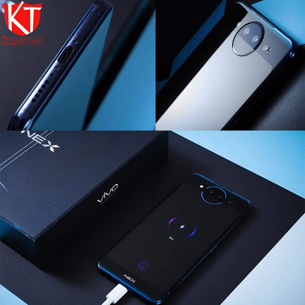 Оригинальный vivo NEX 2 двойной экран мобильного телефона 6 39 &quot10 Гб 128 ГБ snapdraon 845 Android