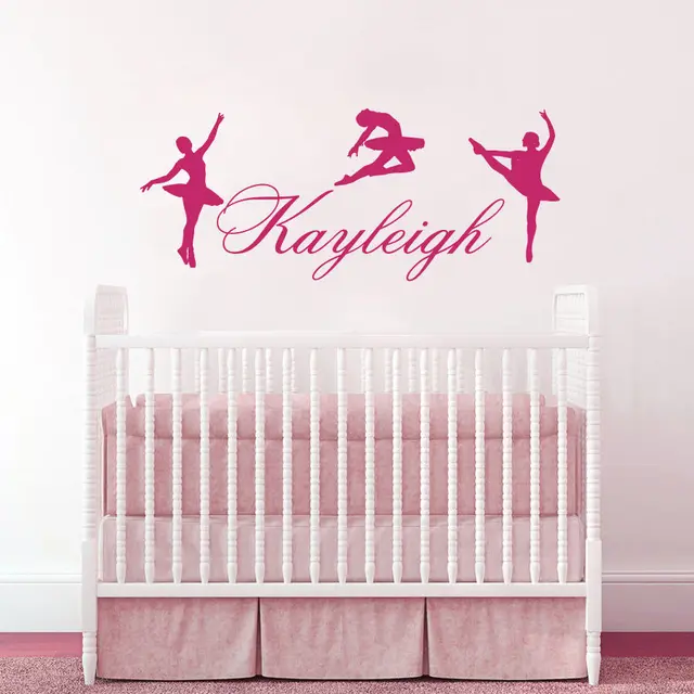 Ballerina Wall Decal S Name Sticker Ballet Nursery Dance Bedroom Ballerina Wall Decal S Name Sticker Ballet Nursery Dance Bedroom Decor