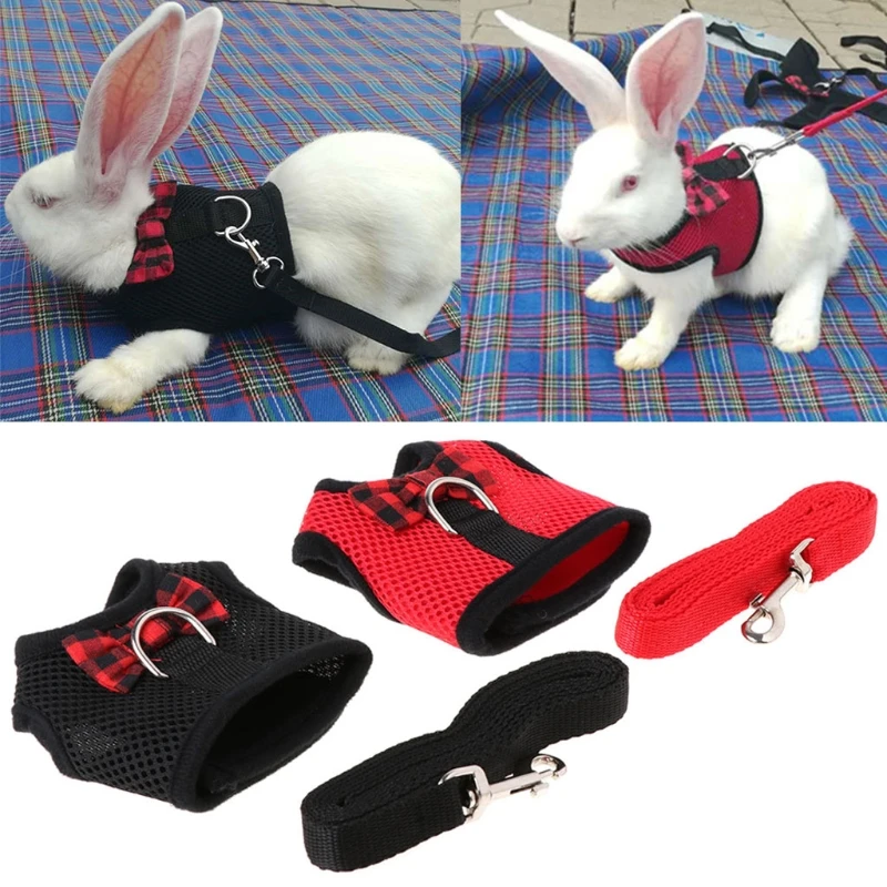 Pet Harness With Leash Rabbit Summer Chest Strap Puppy Small Animal