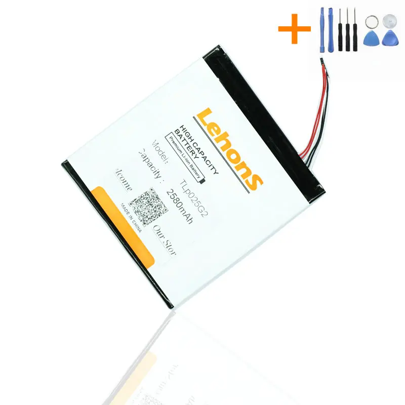 Аккумулятор LehonS 1x для Alcatel One Touch Pixi 4 7 0 9003X TLP025G2 TLP025GC 2580 мАч/Вт/ч 40 г | Мобильные
