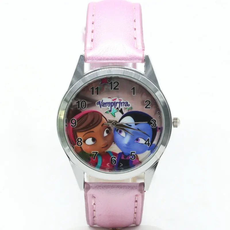 

hot selling children cute Princess dial quartz watch Vampirina Girl Cartoon Birthday Party Gift for kids watch