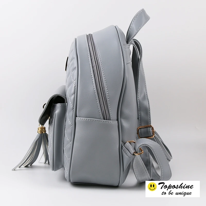 ﻿Buy Toposhine 2017 Fashion Women Backpacks Black PU Leather Lady