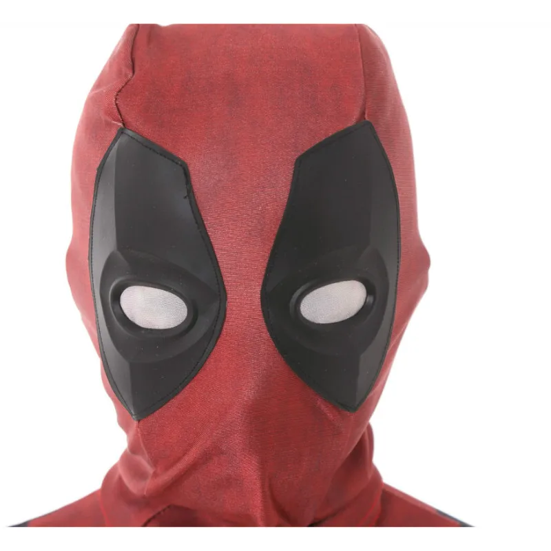 Free shipping Kid Deadpool Costume with Mask Superhero cosplay Suit Boy One Piece Full Bodysuit Halloween kid costumes for party