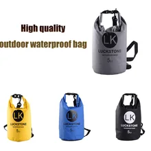 Открытый 5L ультра-легкий водонепроницаемый плавательный мешок Дрифтинг каноэ плавание непромокаемая сумка из ПВХ хранения путешествия Кемпинг на ногу