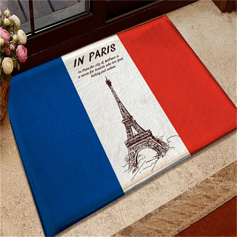 2017 Fashion 40*60CM Soft Home Textile British American flag Anti Slip