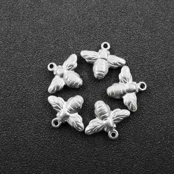 

Honey Bee Charms Stainless Steel Animal Bee Pendant , DIY Necklace Bracelet Jewelry Accessories