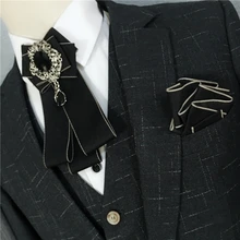 Мужской модный мужской свадебный костюм, Мальчишник с цветочным воротником, галстук-бабочка карман, набор полотенец