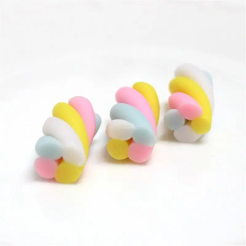 

10pcs Resin Marshmallow Slime Beads Mud Filler Inlay Sweets Toys For Foam Slime Cloud Slime Accessories DIY Material Decoration
