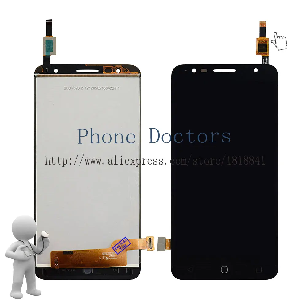 imágenes para 5.5 ''full lcd display + touch screen asamblea digitalizador para alcatel pop 4 + ot 5056 5056a 5056d 5056e 5056 t; negro; nueva imágenes para 5.5 ''full lcd display + touch screen asamblea digitalizador para alcatel pop 4 + ot 5056 5056a 5056d 5056e 5056 t; negro; nueva