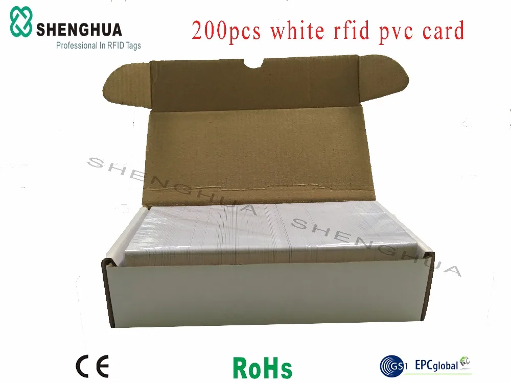 200 шт./кор. для печати идентификации UHF hf rfid ПВХ id-карты уникальный TID номер бизнес Студенческая школьная карта