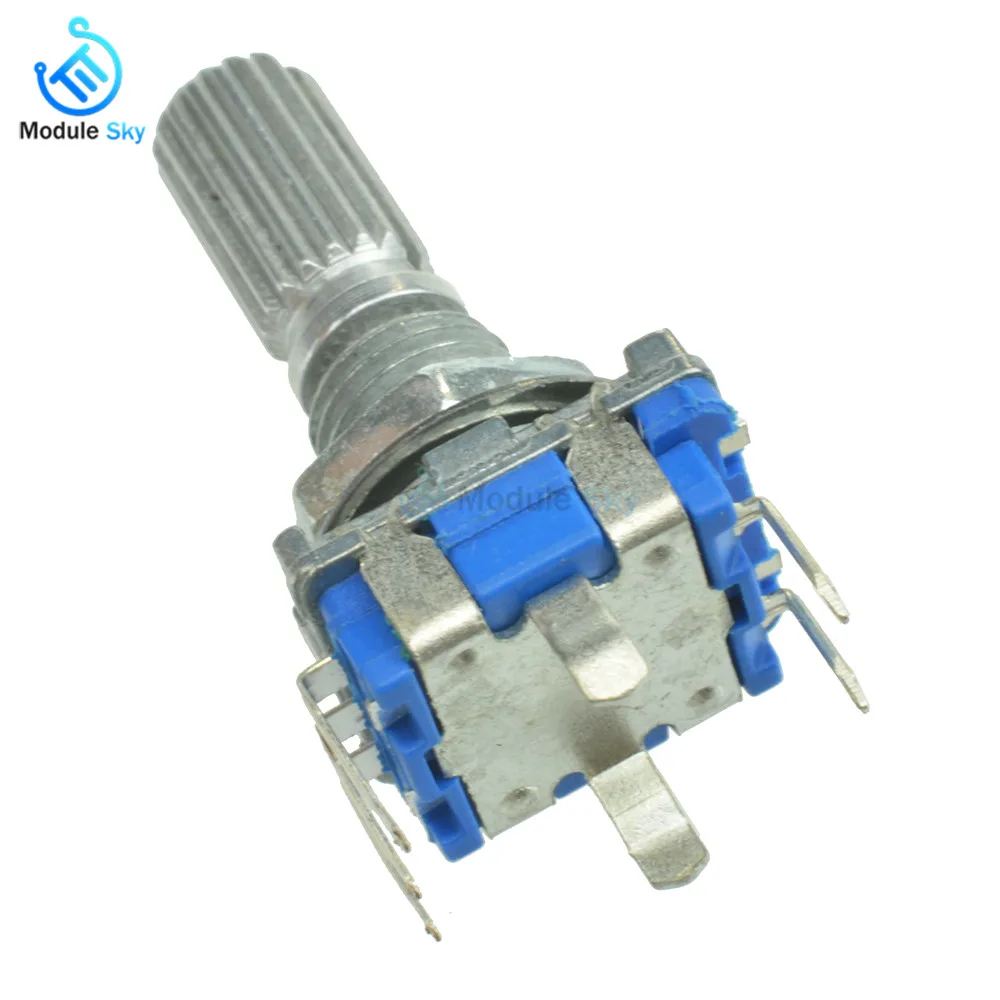 

10Pcs Rotary Encoder Switch EC11 Audio Digital Potentiometer With Handle Length 20mm