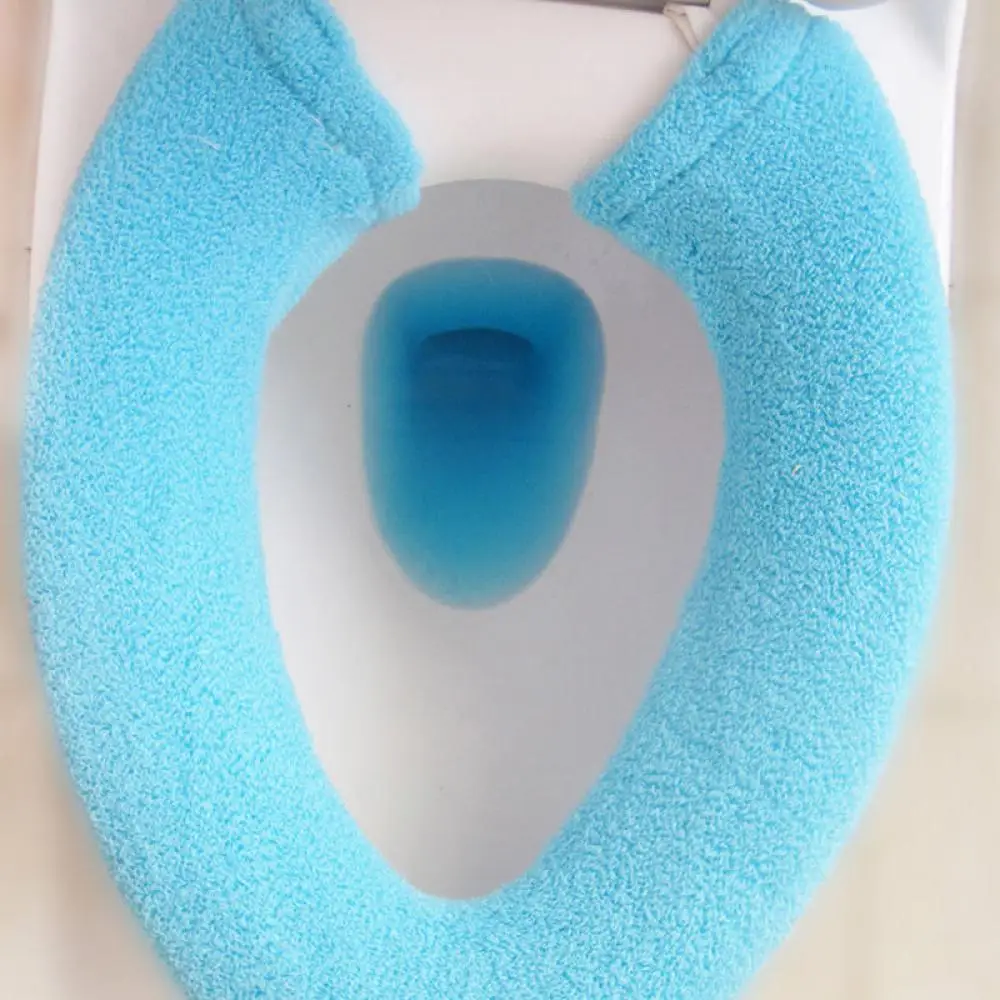 

1 Pieces Hot Sale All Shapes Toilet Cover Seat Lid Pad Bathroom Protector Closestool Soft Warmer