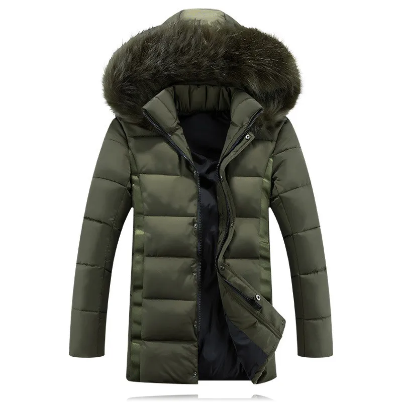 Winter Jacket Men 90% White Duck Down Long Jackets Keep