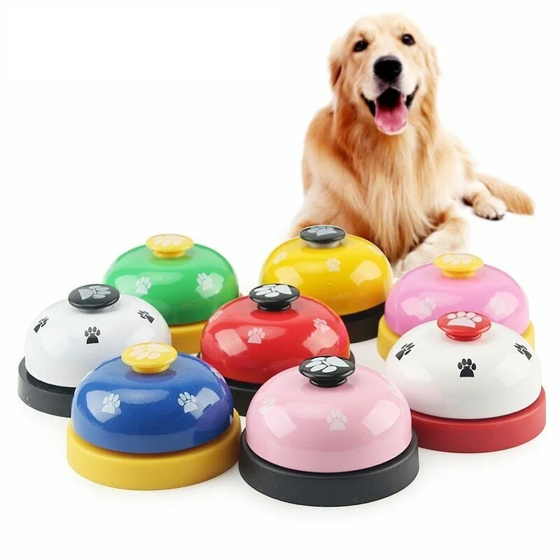 

Original Pet Dog Call Bell Toy for Dog Interactive Pet Training Ring Bell Toy Cat Kitten Puppy Food Feed Reminder Feeding Ringer