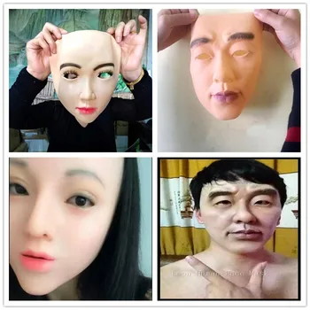 

Top quality female mask for man realistic silicone MASKS for halloween Party Cosplay Feminine DRAG QUEENS crossdress face mask