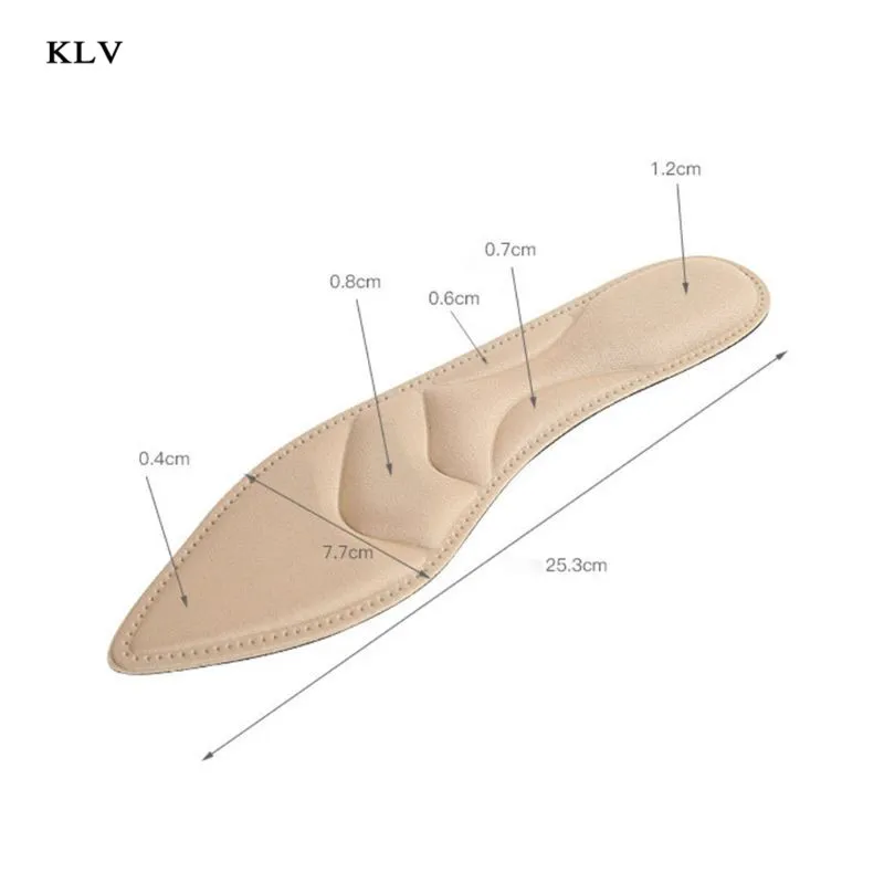 Женская 4D стелька с высоким каблуком мягкая пена губка массажные стельки Женская Подушечка для ухода за ногами