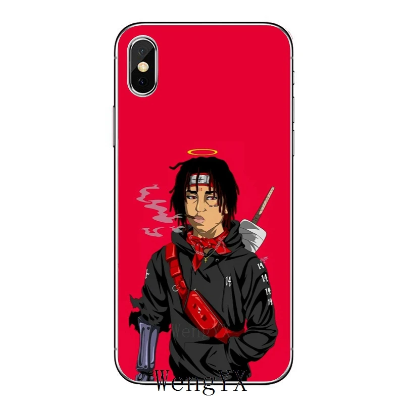 Тонкие мягкие аксессуары чехол для телефона Apple iPhone X XR XS Max 8 7 6s 6 plus SE 5S 5c 5 4S 4 Trippie Redd