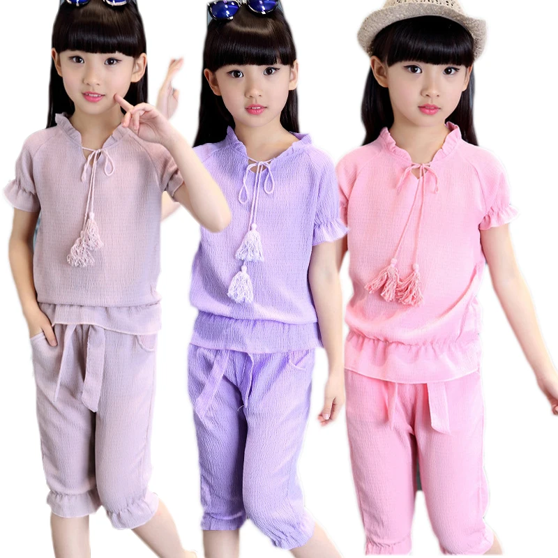 

Kids clothes girl suit summer toddler girl costume 2 piece suit children's clothing girls casual wear suit baby girl clothes4-9