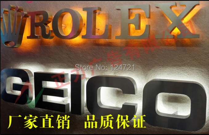 Вывески из нержавеющей стали|letter led|led letterssign led |