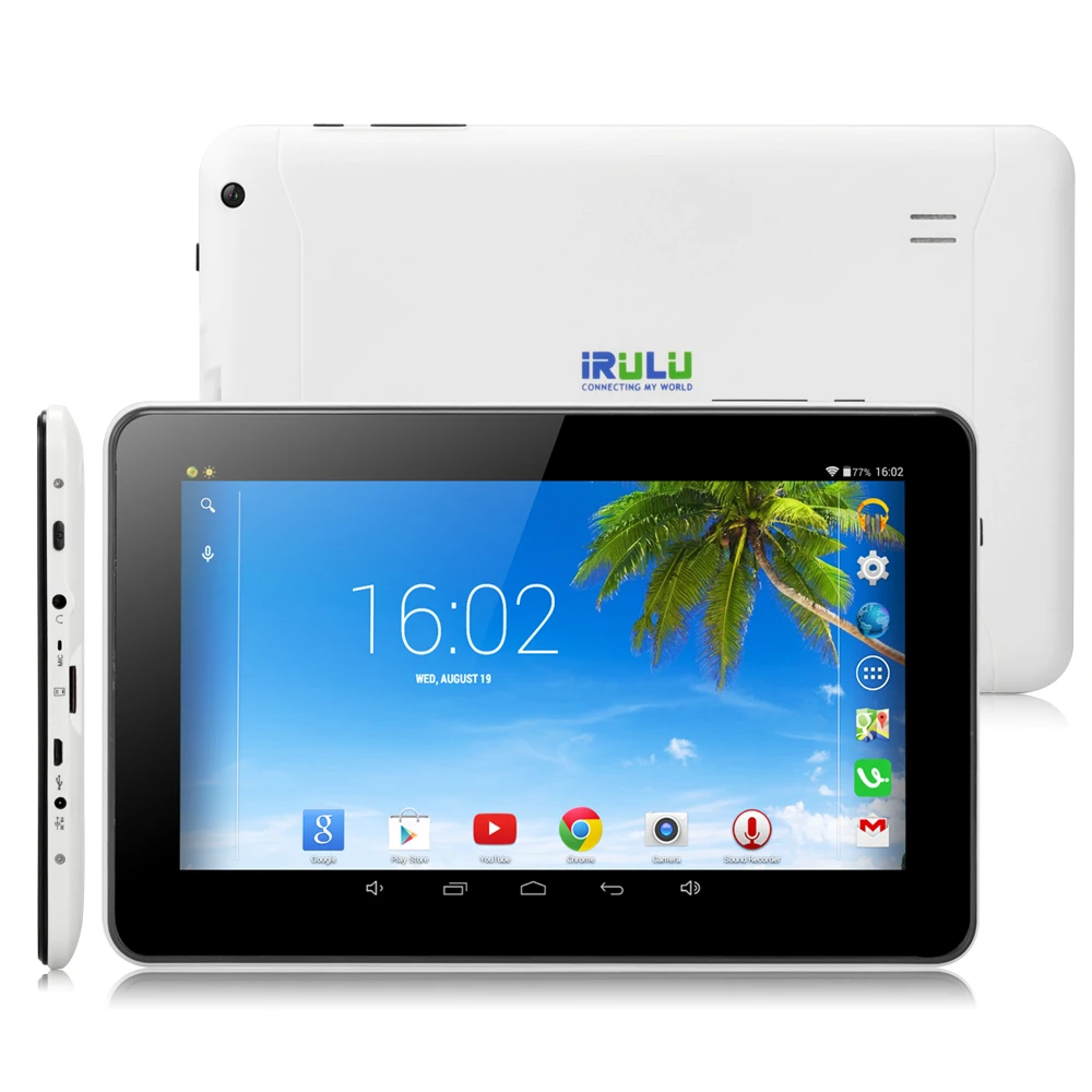 Original iRULU EXpro X1Pro 9 "Tablet PC Quad Core Android 4.4 8 GB GMS Google testado Dual Cam
