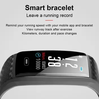 

New CK17S Smart Bracelet Real-time Heart Rate Sleep Monitoring Motion Monitoring USB Charging IP67 Waterproof Smart Bracelet