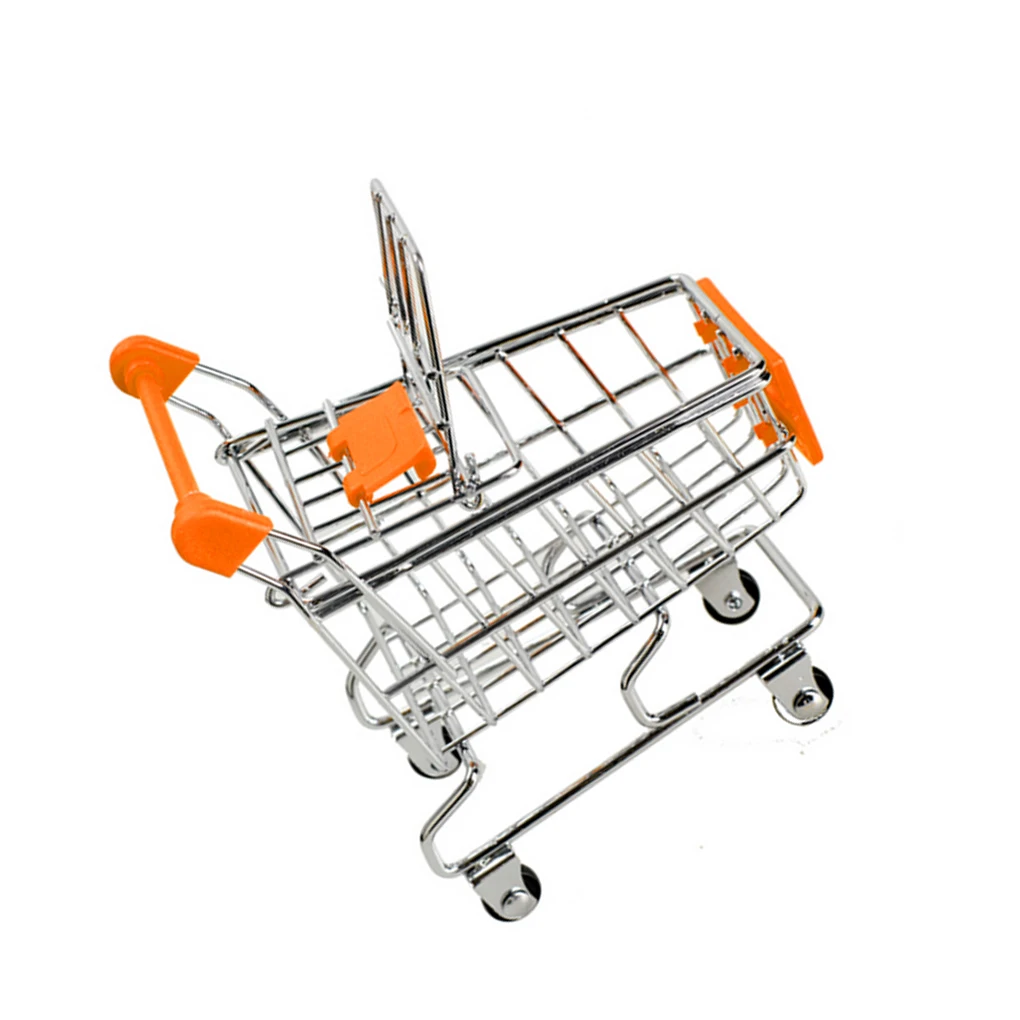Новинка для маленьких детей Моделирование Мини Корзина Игрушки Handcart супермаркет тележка для корзины игрушки