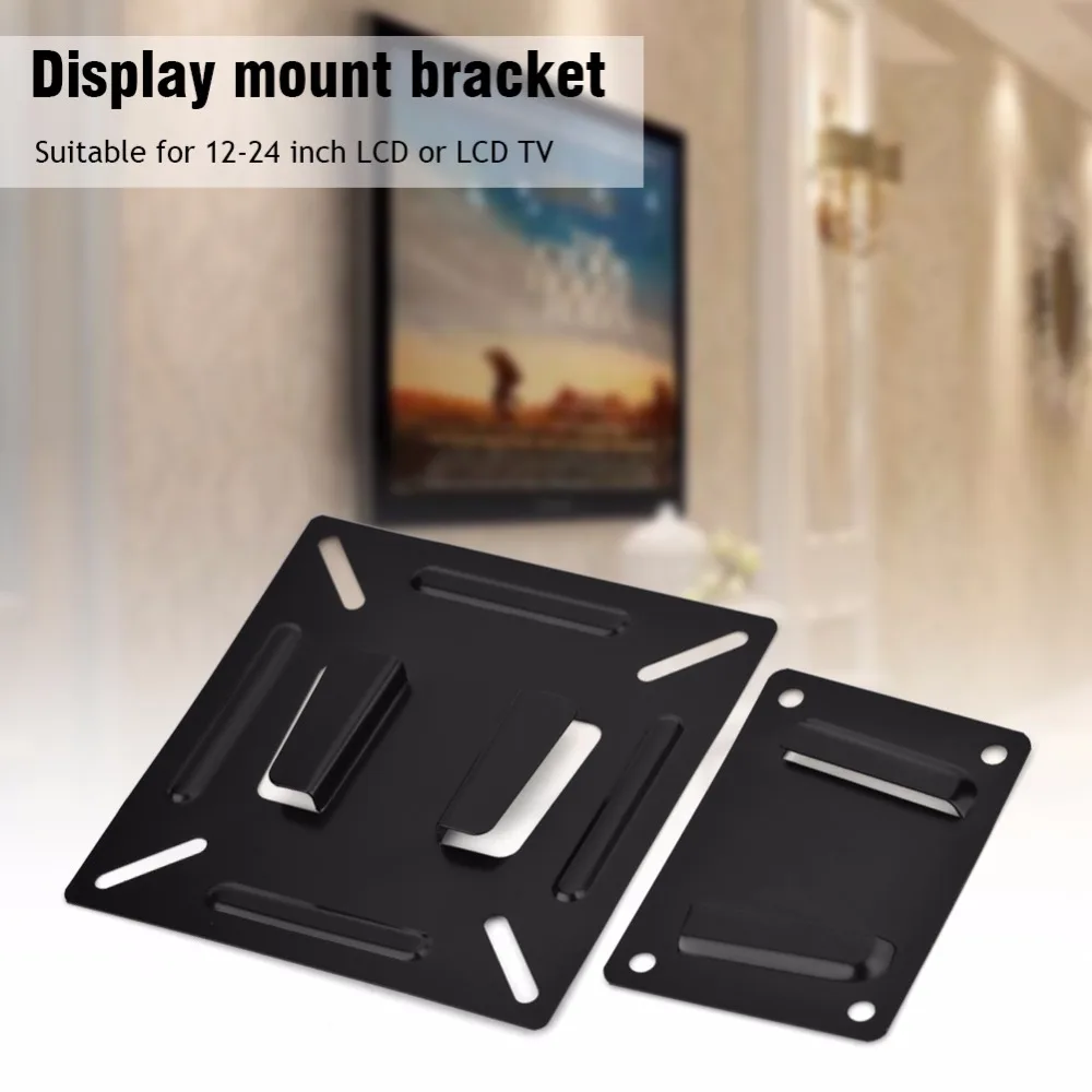 

Wall-mounted Stand Bracket Holder for 12-24 Inch LCD LED Monitor TV PC Screen