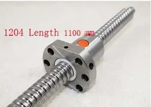 Диаметр 12 мм Ballscrew SFU1204 Шаг 4 мм Длина 1100 мм с Шариковая гайка с ЧПУ 3D Части Принтера