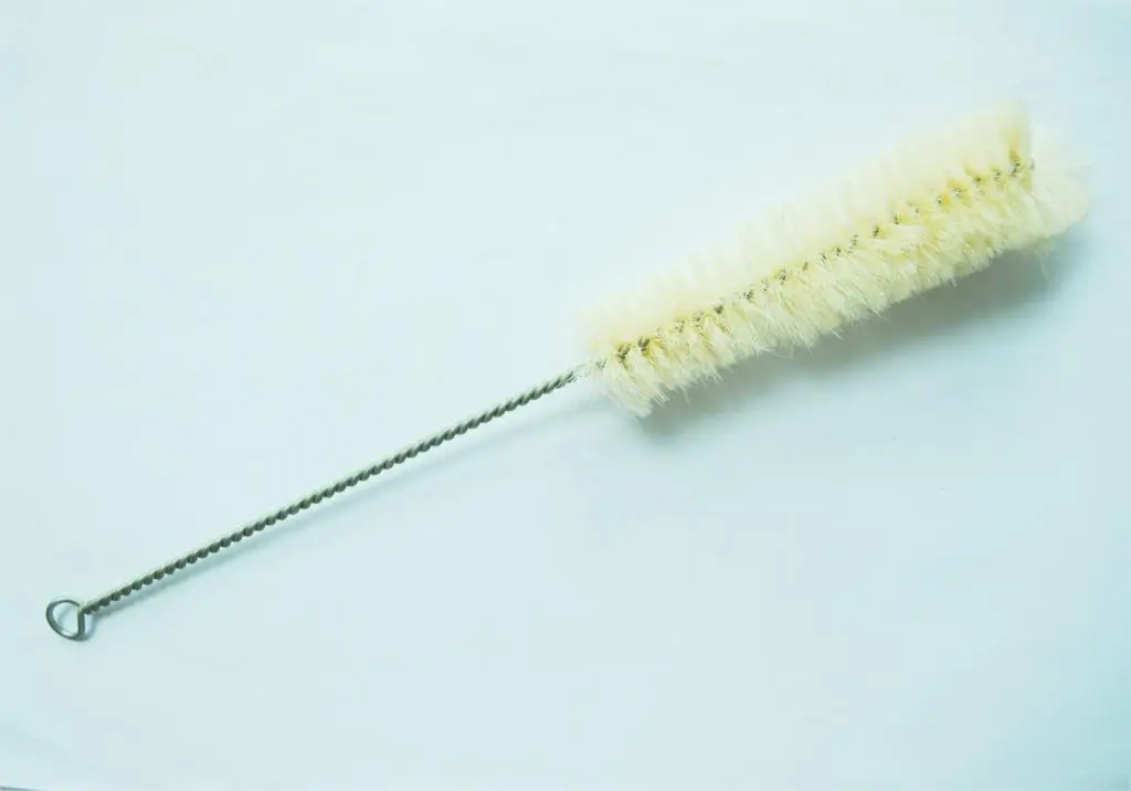 

11.4" Laboratory Instrument Test Tube White Nylon Brush