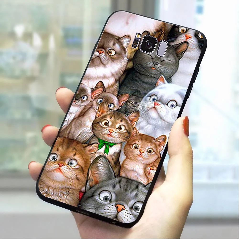 

Cat Mouse Pig Dog Soft TPU Cover for Samsung Galaxy A9 2018 Phone Case for A10 A20 A30 A40 A50 A70 A3 A5 2016 A6 2017 A7 A8 TPU