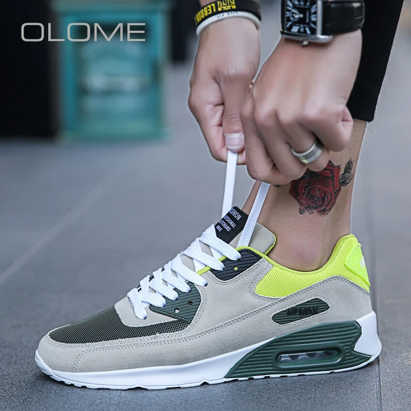 

OLOME New Korean version of the tide men's shoes casual sports shoes men's increased cushion air cushion