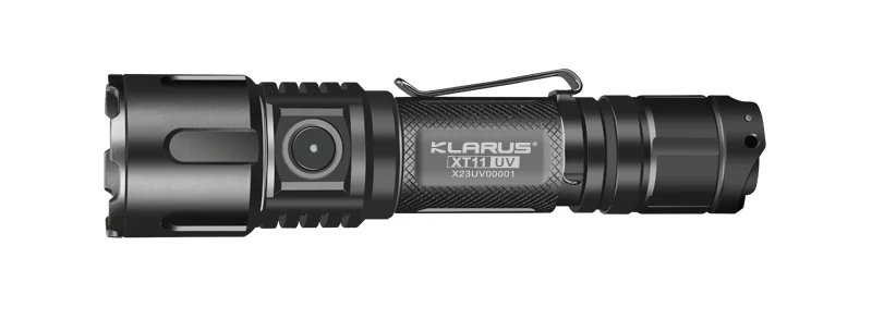 Klarus XT11UV USB Перезаряжаемый светильник-вспышка белый светильник УФ-светильник CREE XP-L V3 3* 365nm UV max 900LM с кабелем для зарядки аккумулятора