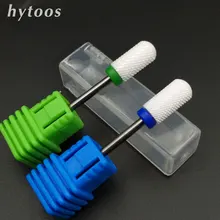 Round Top Ceramic Nail Drill Bit 3/32″ Rotary Burr Nail Mill Bits For Manicure Electric Nail Drill Accessories Nail Tools