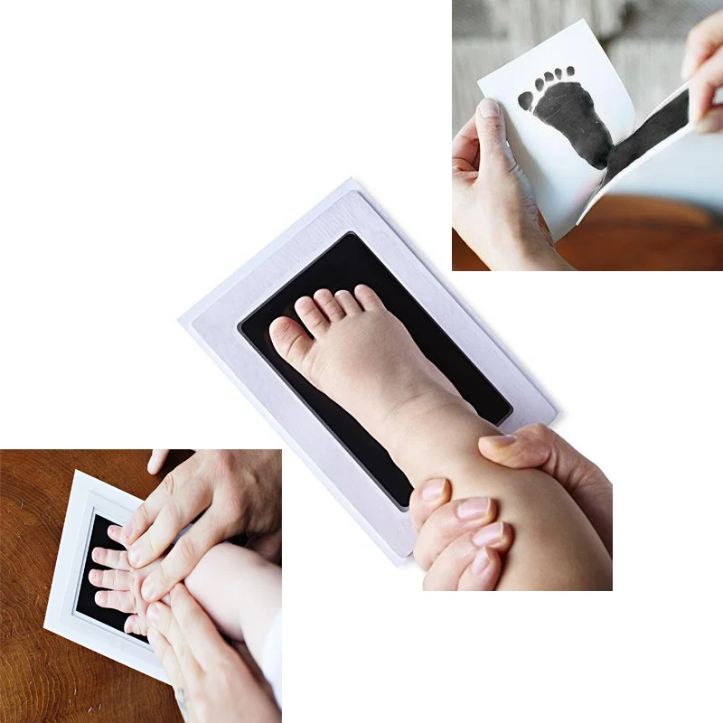

Newborn Handprint Footprint Pad Safe Clean Non-Toxic Clean Touch Ink Pad Photo Easy Operate Kids Hand Foot Print souvenir 3L