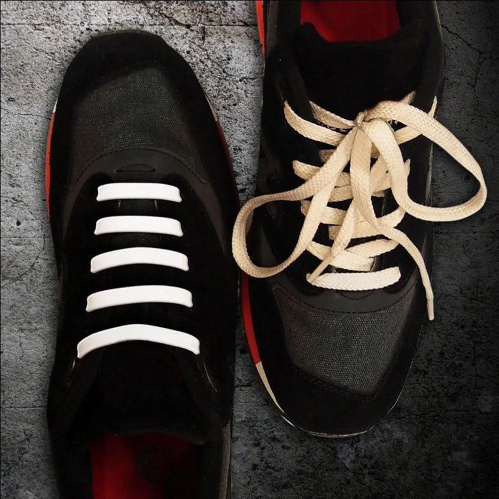 black elastic laces for trainers