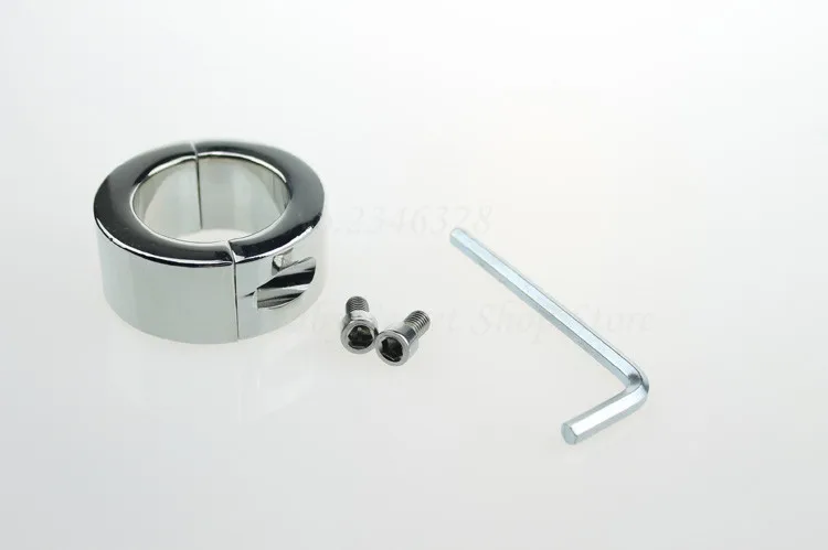 Metal Screw Locking Penis Rings,Scrotum Testicle Stretched Lock,Cock Ring,Cock Clamp,Adult Game Toys for Male Chastity Device