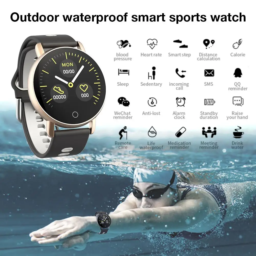 

Waterproof Smart Watch KEEP R1 Outdoor Intelligent Sports Watch NORTH EDGE Blood Pressure Heart Rate ECG Mode Watch