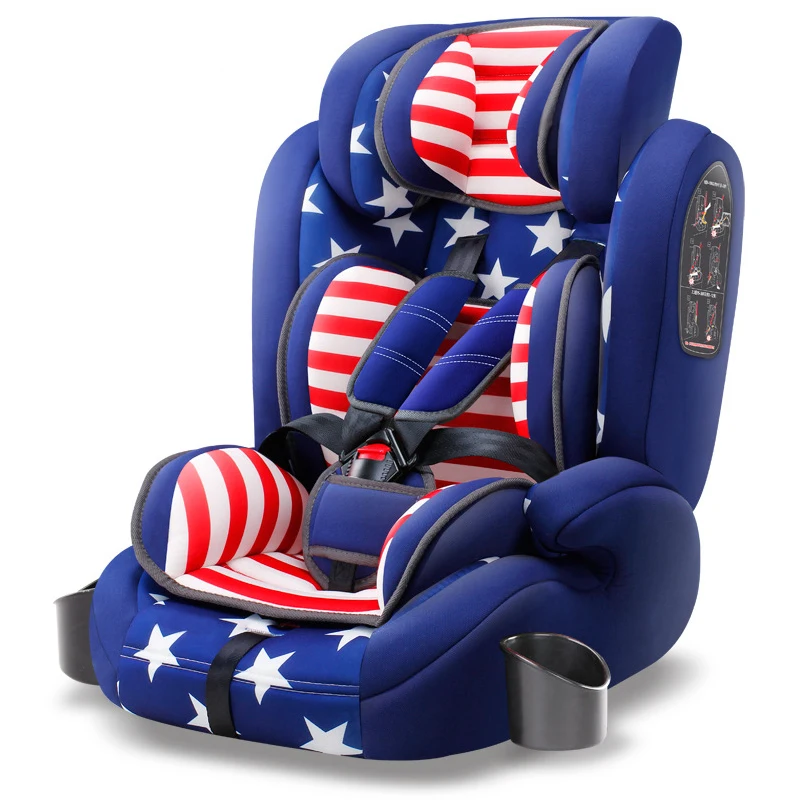  Child Car Safety Seat 0-12Y Portable Baby Booster Car Seat Five Point Harness Toddler Car Seat 9mon