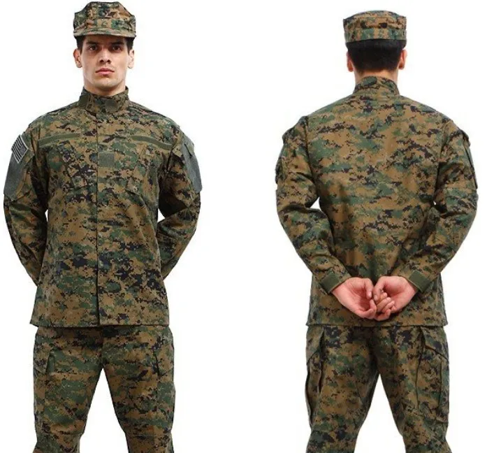 US Military Army Combat Uniform Digital Camo Genouillères Taille L