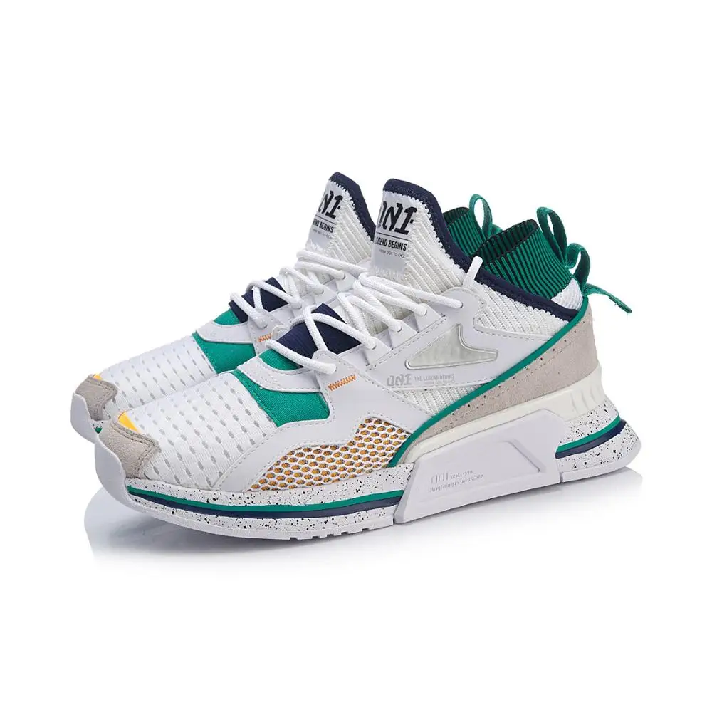 (Распродажа) Li Ning для мужчин 001 SHAKE классический стиль жизни обувь моно пряжи ретро